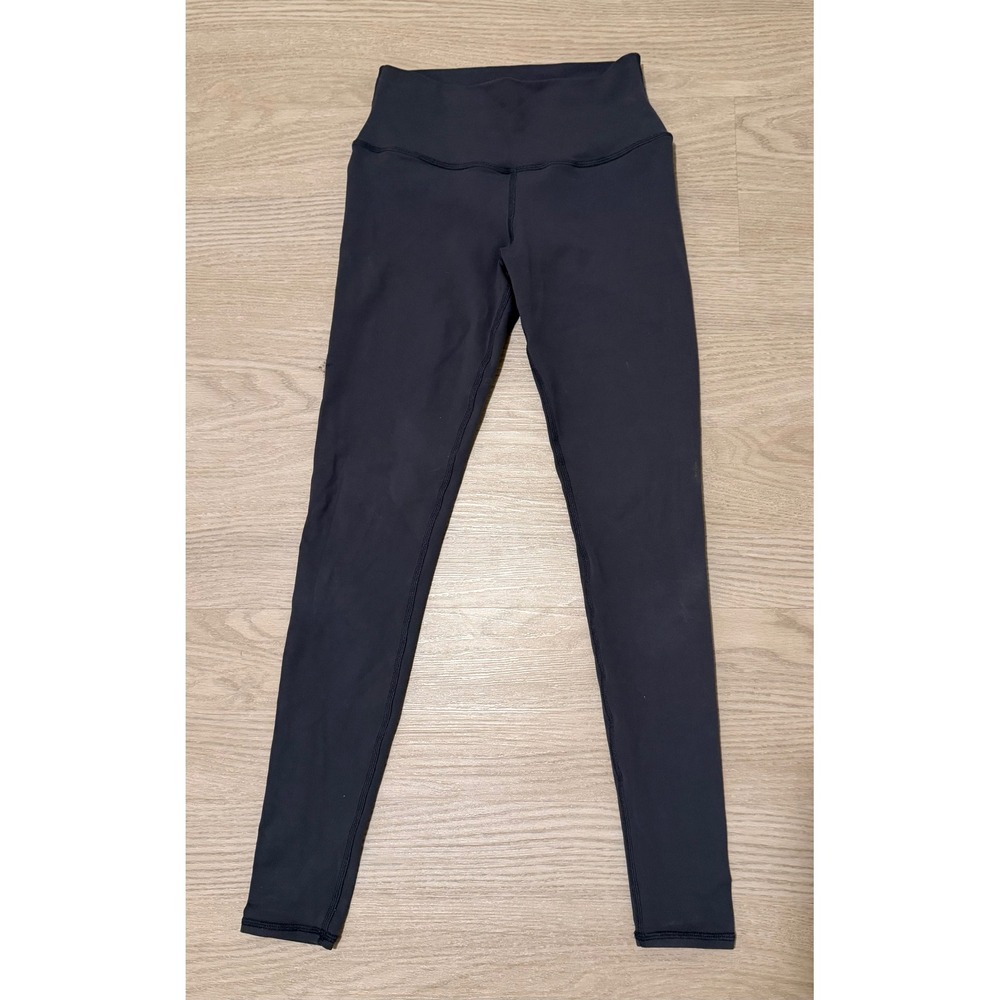 Alo Yoga High Waist Airbrush Legging Womens XS Anthracite Grey Athleisure